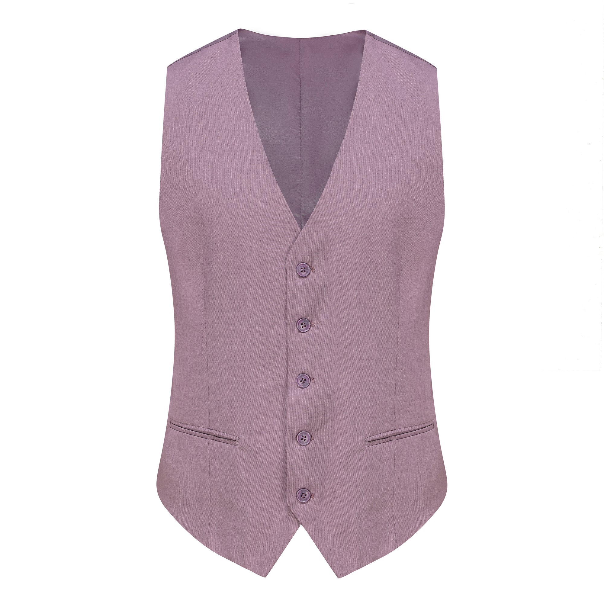 Men's 3-Piece Classic Fit Performance Stretch Suit (LT BEIGE, LILAC, ROSE)