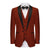 Men's Premium 3 Pc Shawl Lapel Slim Fit Tuxedo Set (RUST)