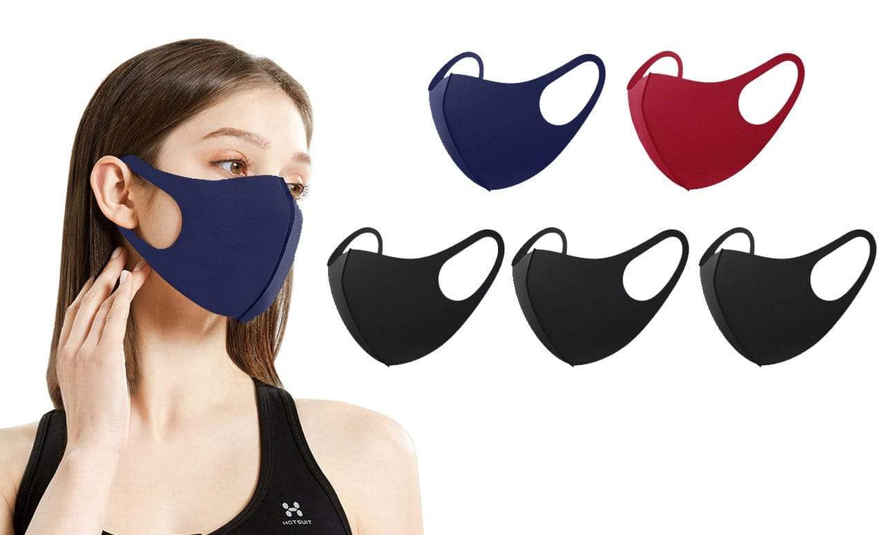 5 or 10-Pack Unisex Non-Medical Reusable Face Masks DAILYHAUTE