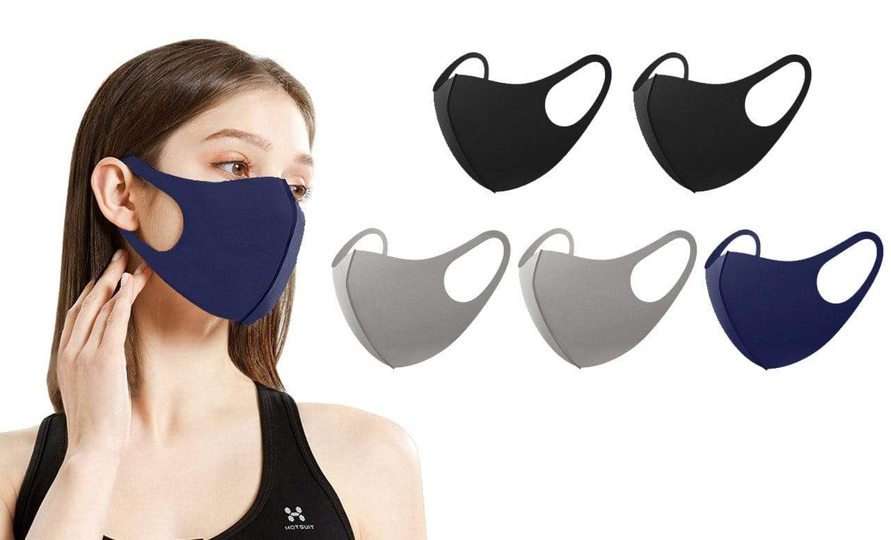 5 or 10-Pack Unisex Non-Medical Reusable Face Masks DAILYHAUTE