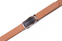 Braveman Men's Automatic Ratchet Buckle Leather Dress Belt DAILYHAUTE