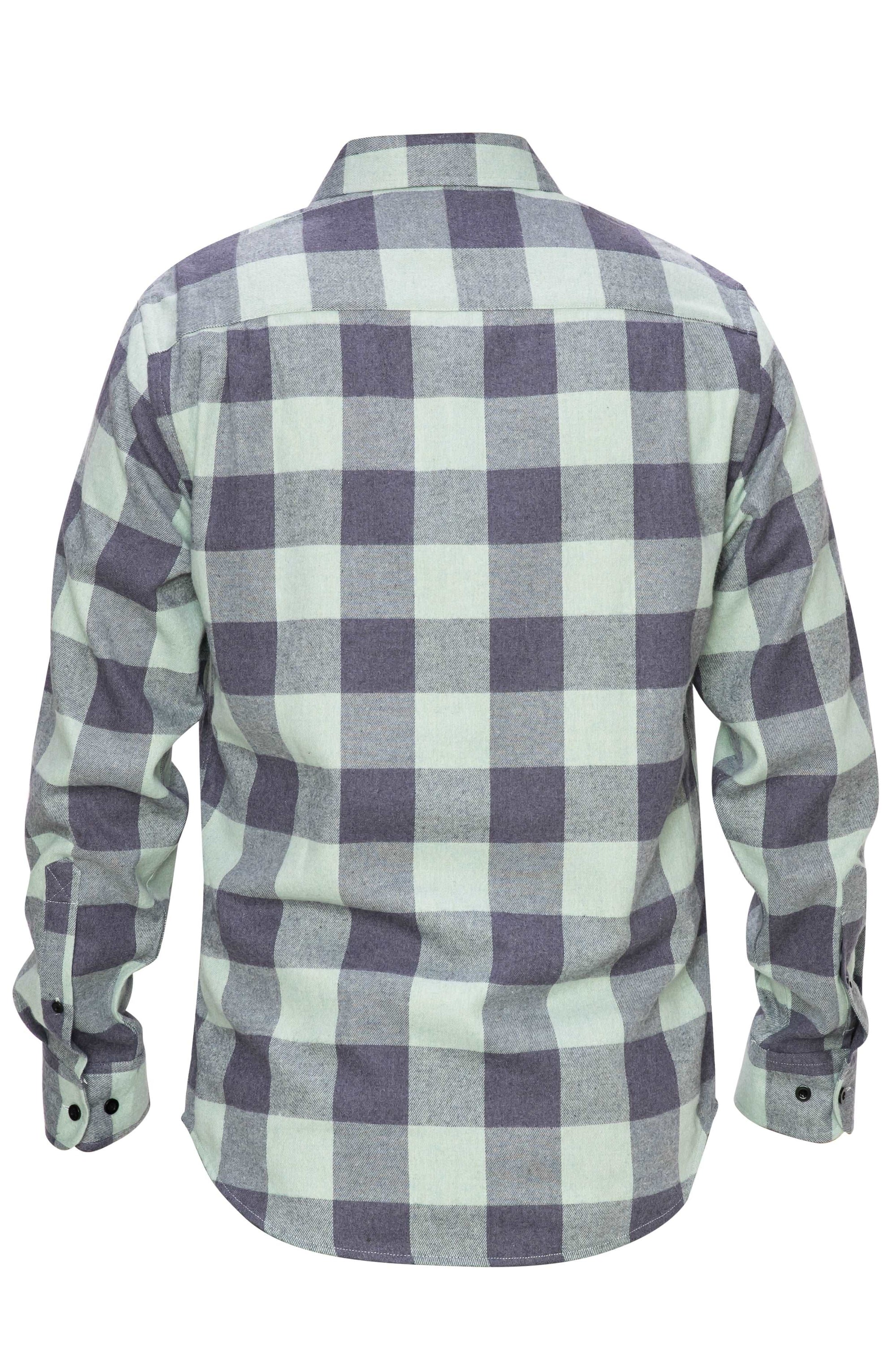 Braveman Men's Buffalo Plaid Button Down Classic Fit Flannel Shirt DAILYHAUTE