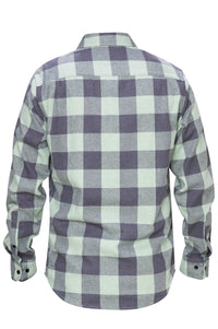 Braveman Men's Buffalo Plaid Button Down Classic Fit Flannel Shirt DAILYHAUTE