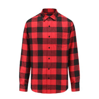 Braveman Men's Buffalo Plaid Button Down Classic Fit Flannel Shirt DAILYHAUTE