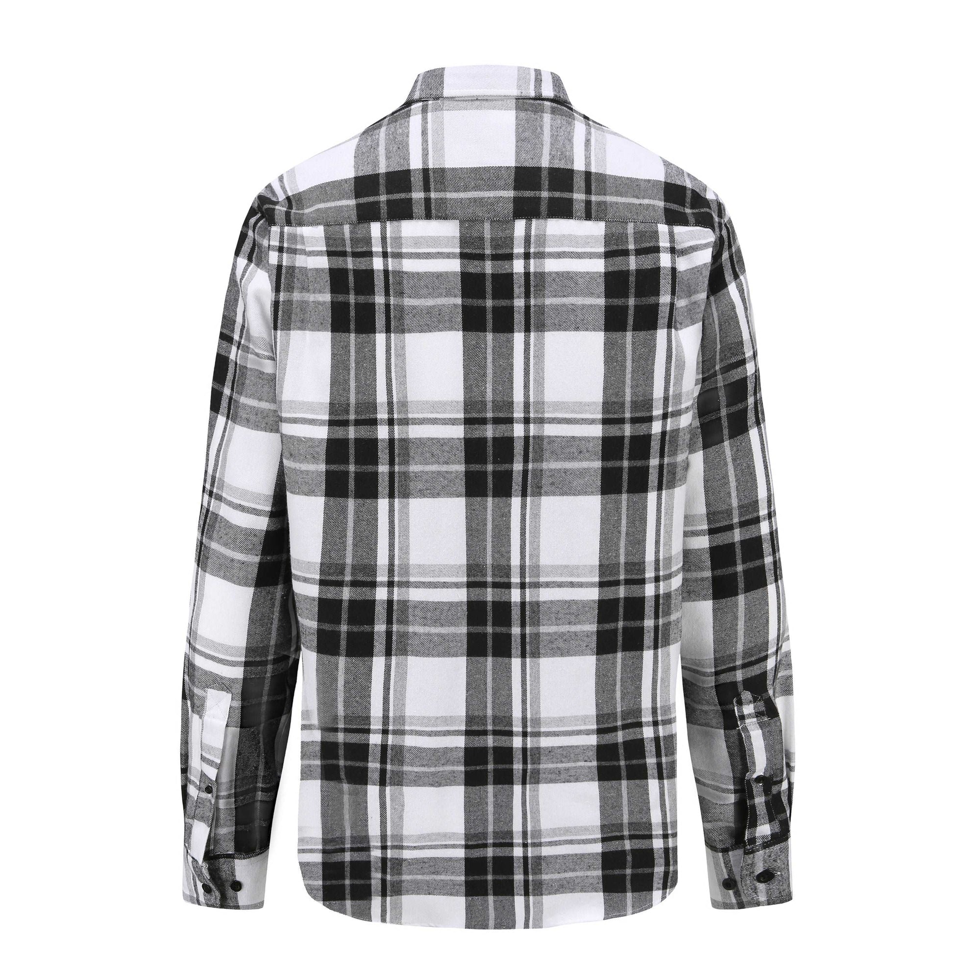 Braveman Men's Buffalo Plaid Button Down Classic Fit Flannel Shirt DAILYHAUTE