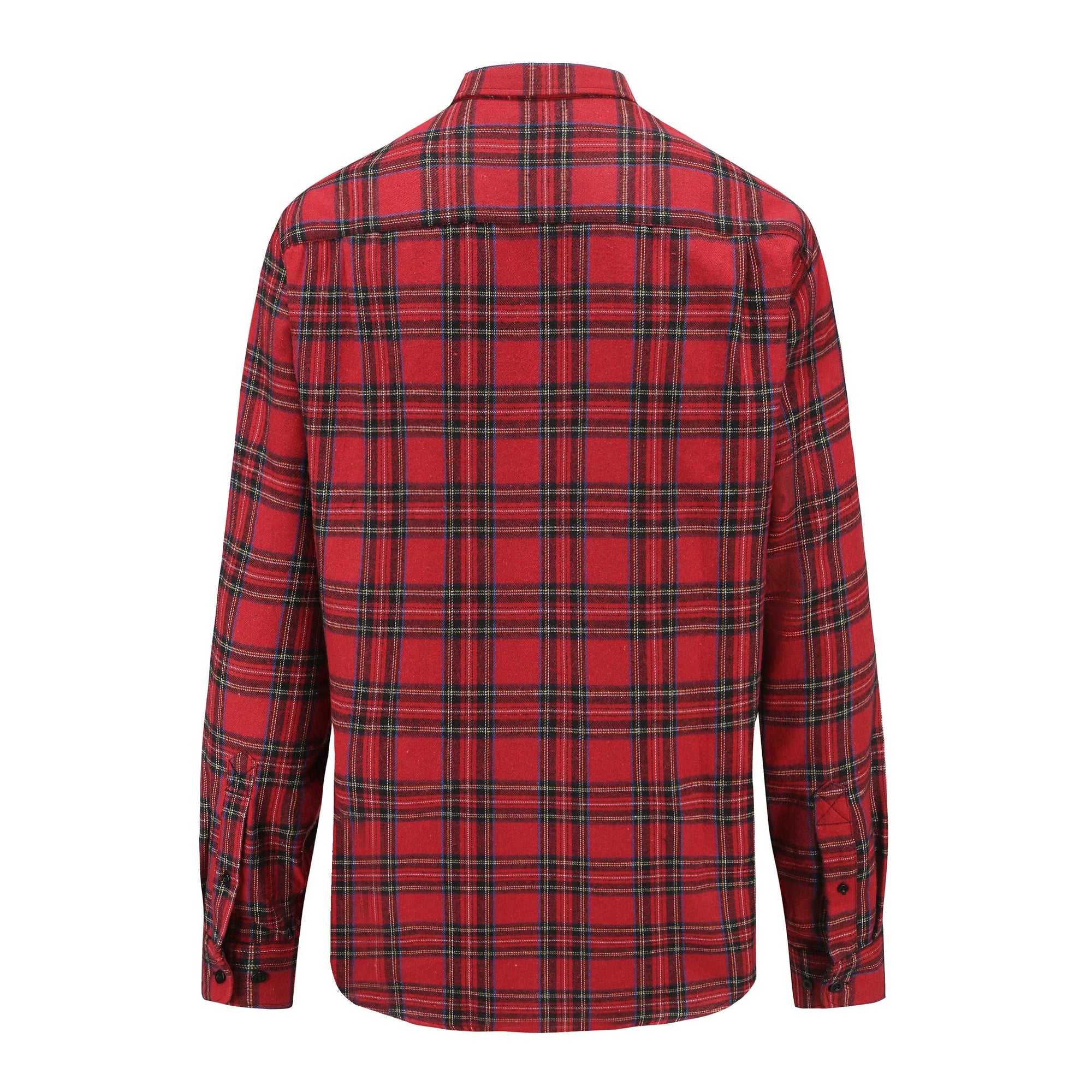 Braveman Men's Buffalo Plaid Button Down Classic Fit Flannel Shirt DAILYHAUTE