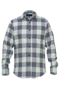 Braveman Men's Buffalo Plaid Button Down Classic Fit Flannel Shirt DAILYHAUTE