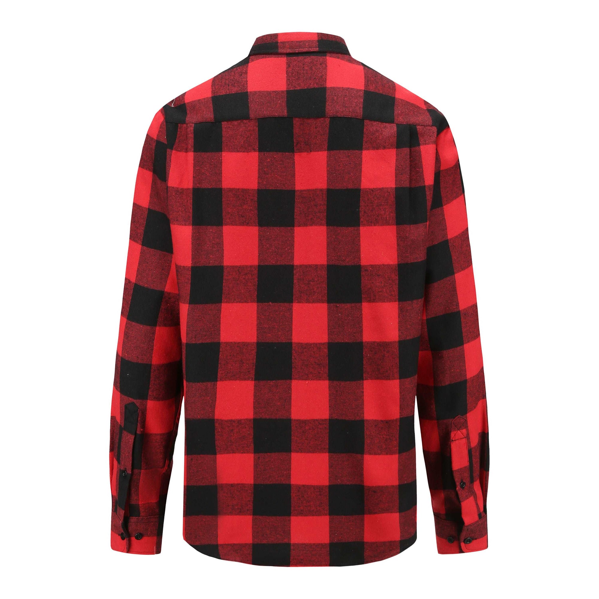 Braveman Men's Buffalo Plaid Button Down Classic Fit Flannel Shirt DAILYHAUTE