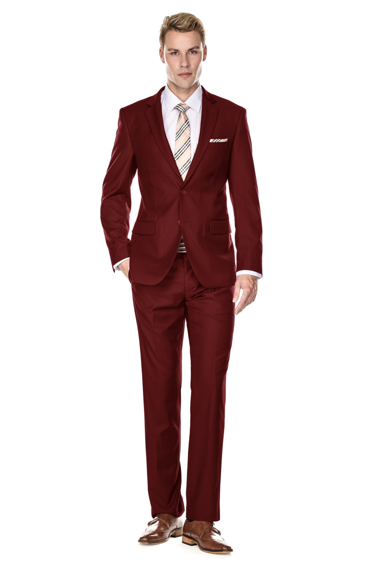 Premium Two Piece Suit for Men, Office Suit, Formal Suit, Wedding Suit,  Party Suit, Casual Suit with Free Matching Tie -  Portugal