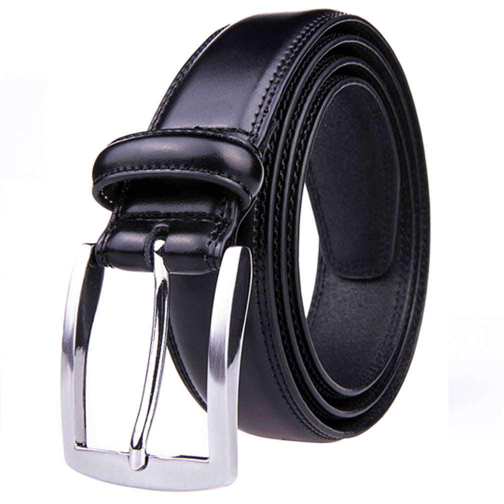 Braveman Men's Classic Genuine Leather Dress Belt DAILYHAUTE