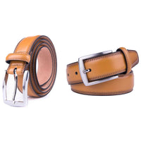 Braveman Men's Classic Genuine Leather Dress Belt DAILYHAUTE