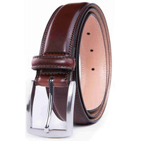 Braveman Men's Classic Genuine Leather Dress Belt DAILYHAUTE