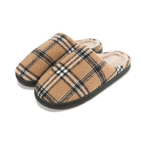 Braveman Men's Holiday Plaid Slide On House Slippers DAILYHAUTE