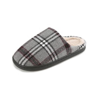 Braveman Men's Holiday Plaid Slide On House Slippers DAILYHAUTE