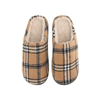 Braveman Men's Holiday Plaid Slide On House Slippers DAILYHAUTE