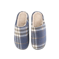 Braveman Men's Holiday Plaid Slide On House Slippers DAILYHAUTE