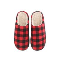 Braveman Men's Holiday Plaid Slide On House Slippers DAILYHAUTE