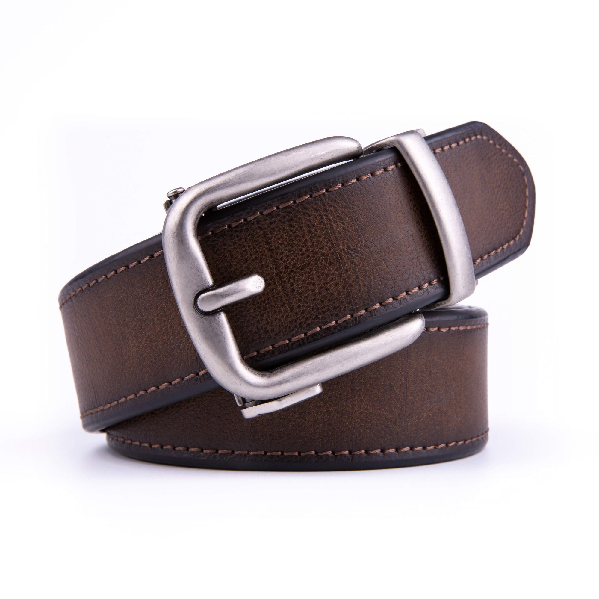 Braveman Men's Leather Rachet Casual Belt DAILYHAUTE