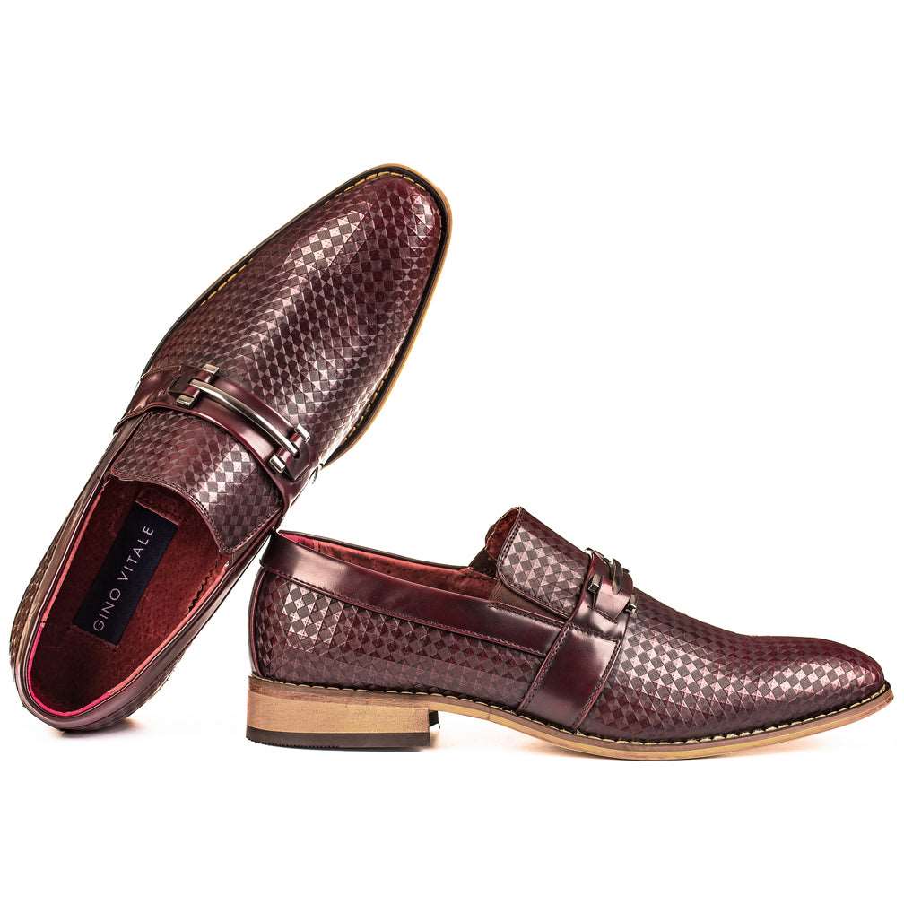 Gino Vitale Men's Diamond Cut Loafers DAILYHAUTE