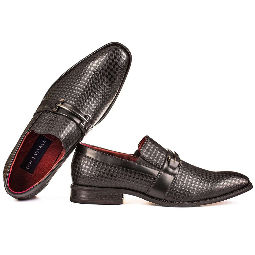 Gino Vitale Men's Diamond Cut Loafers DAILYHAUTE