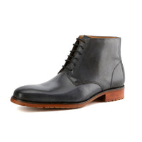 Gino Vitale Men's Handcrafted Genuine Leather Lace-Up Dress Boot DAILYHAUTE