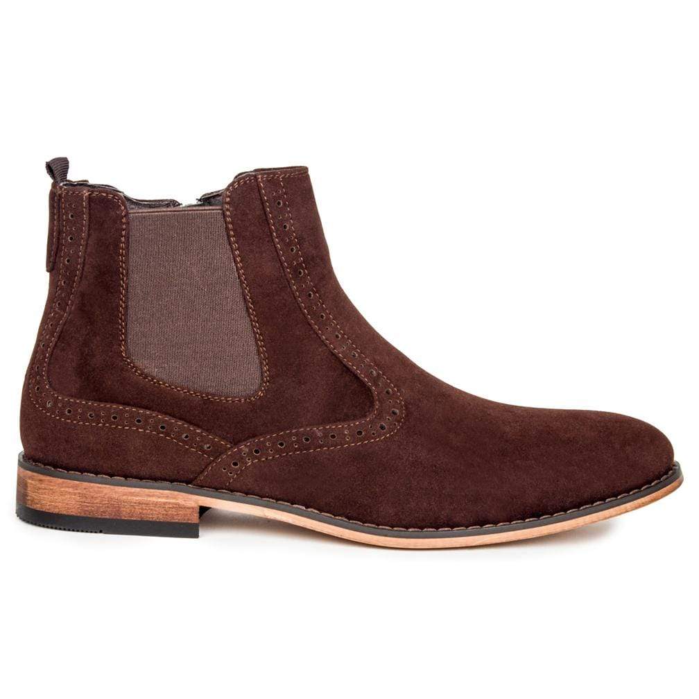 Gino Vitale Men's Lounge Chelsea Boots with Zip DAILYHAUTE