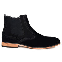 Gino Vitale Men's Lounge Chelsea Boots with Zip DAILYHAUTE