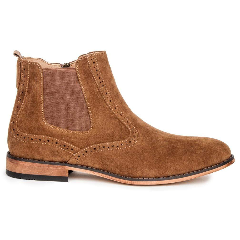 Gino Vitale Men's Lounge Chelsea Boots with Zip DAILYHAUTE