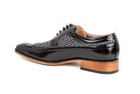 Gino Vitale Men's Wing Tip Brogue Two Tone Shoes DAILYHAUTE