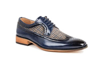 Gino Vitale Men's Wing Tip Brogue Two Tone Shoes DAILYHAUTE