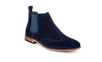 Gino Vitale Men's Wing Tip Chelsea Boots DAILYHAUTE