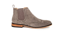 Gino Vitale Men's Wing Tip Chelsea Boots DAILYHAUTE