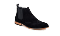 Gino Vitale Men's Wing Tip Chelsea Boots DAILYHAUTE