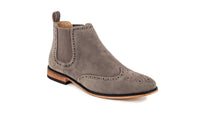 Gino Vitale Men's Wing Tip Chelsea Boots DAILYHAUTE