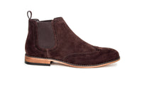 Gino Vitale Men's Wing Tip Chelsea Boots DAILYHAUTE