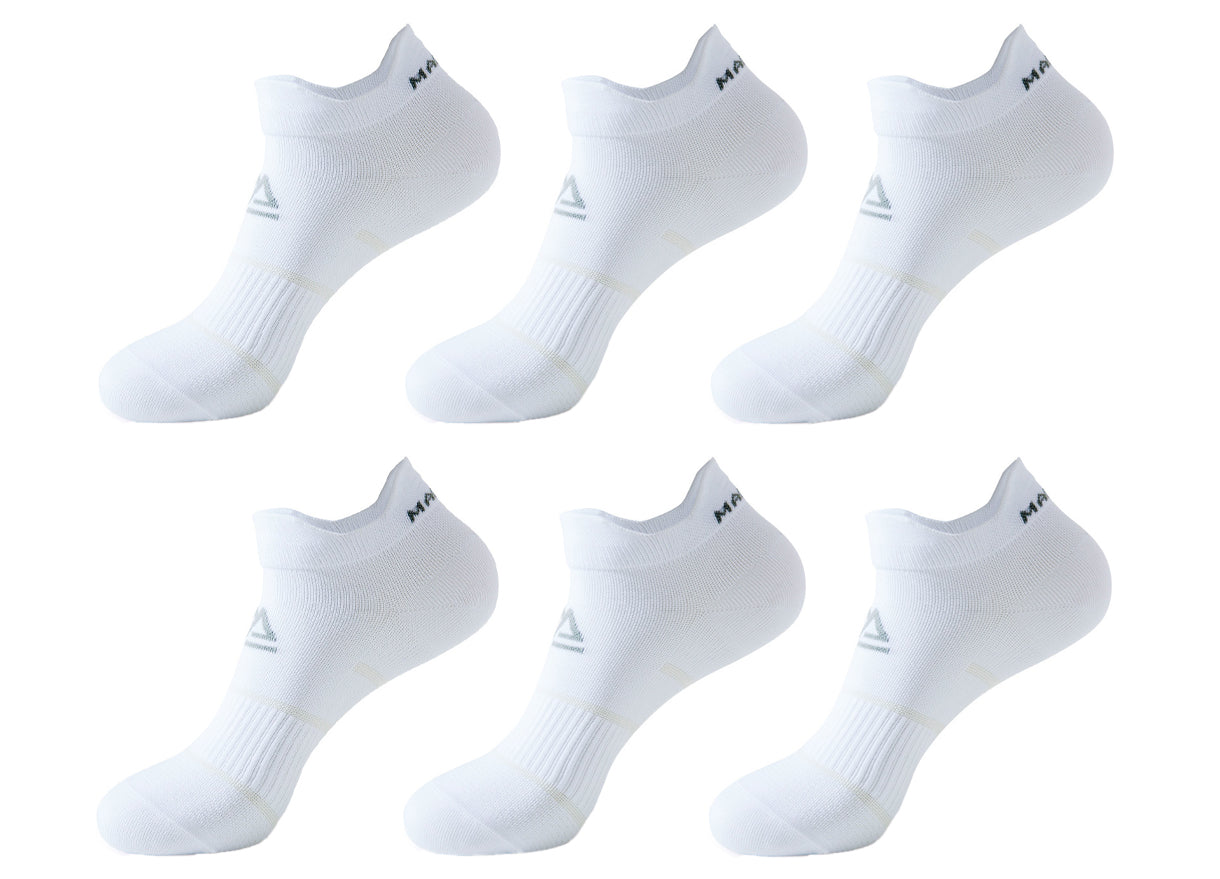 Haute Edition Unisex 6-Pack Compression Wellness Ankle Socks DAILYHAUTE