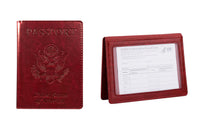 Haute Edition Unisex Bifold Passport Wallet with Vaccination Card Holder DAILYHAUTE