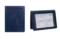 Haute Edition Unisex Bifold Passport Wallet with Vaccination Card Holder DAILYHAUTE