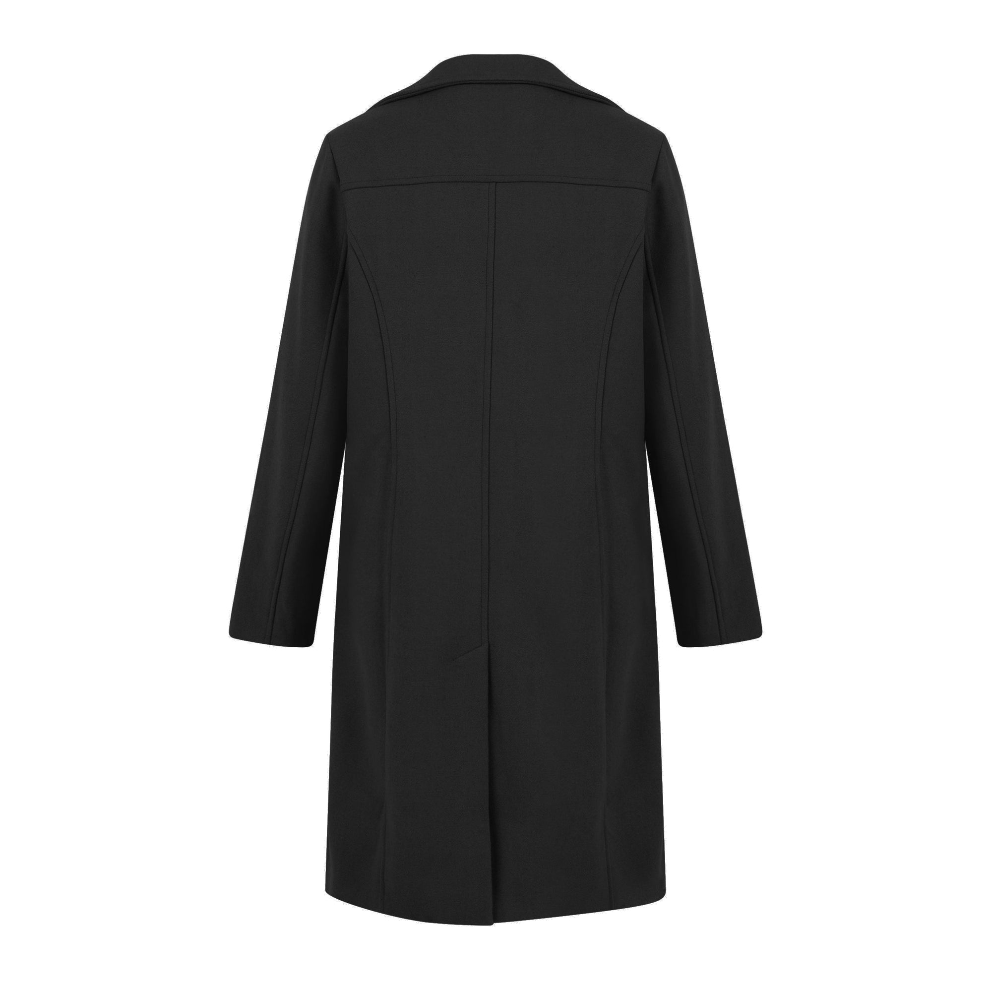 Haute Edition Women's 3/4 Length Belted Robe Pea Coat DAILYHAUTE