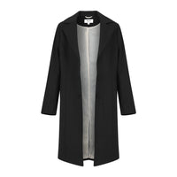 Haute Edition Women's 3/4 Length Belted Robe Pea Coat DAILYHAUTE