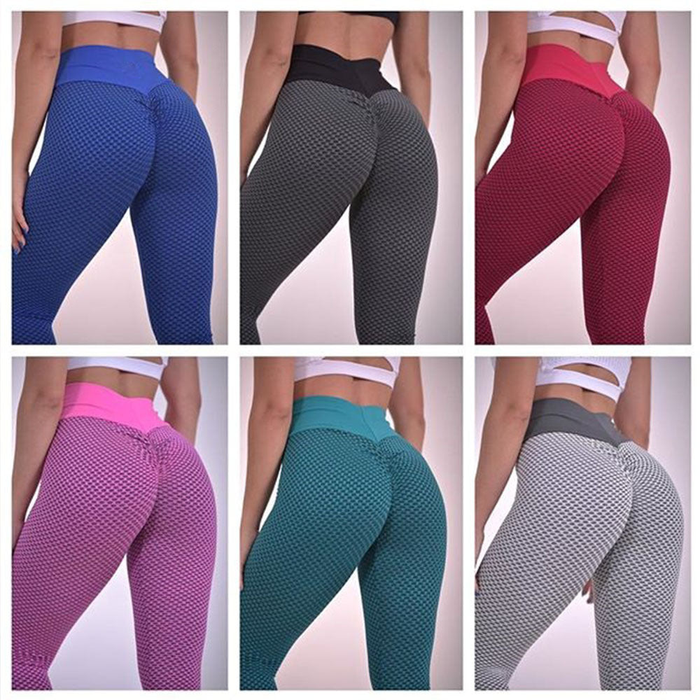 High Waisted Sports Pants Ruched Tummy Control Butt Lifting Yoga Leggings -  China Leggings and Women Leggings price