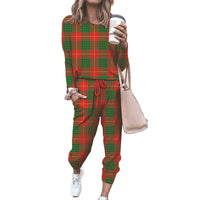 Haute Edition Women's Cozy Christmas Print 2-Piece Jogger Pajama Set DAILYHAUTE