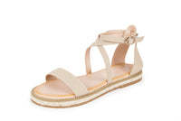 Haute Edition Women's Cross Strap Rome Sandals DAILYHAUTE