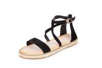 Haute Edition Women's Cross Strap Rome Sandals DAILYHAUTE