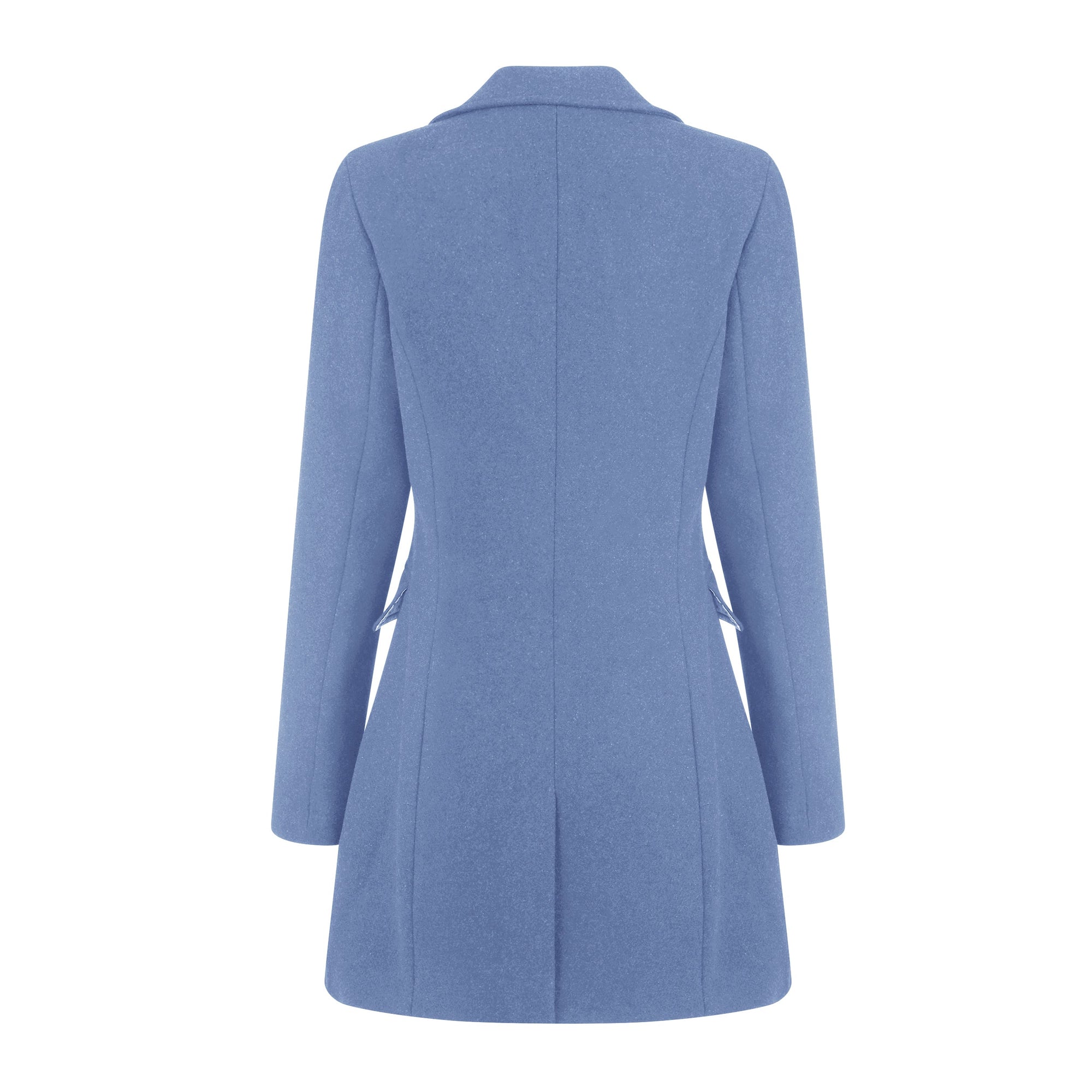 Haute Edition Women's Double Breasted Wool Blend Peacoat Daily Haute