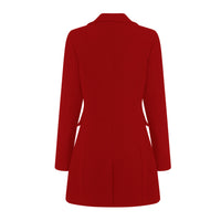 Haute Edition Women's Double Breasted Wool Blend Peacoat Daily Haute