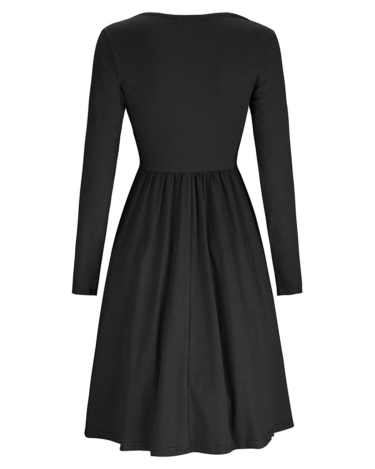 Haute Edition Women's Long Sleeve Button Down Dress with Pockets Daily Haute