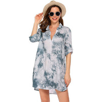 Haute Edition Women's Pullover Swim Beachwear Cover up Tunic Dress Daily Haute