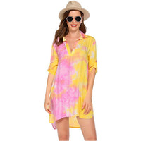 Haute Edition Women's Pullover Swim Beachwear Cover up Tunic Dress Daily Haute