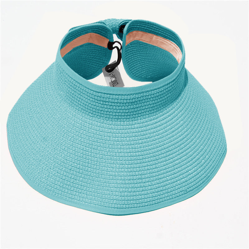 Haute Edition Women's Roll Up Packable Sun Visor Hat Daily Haute